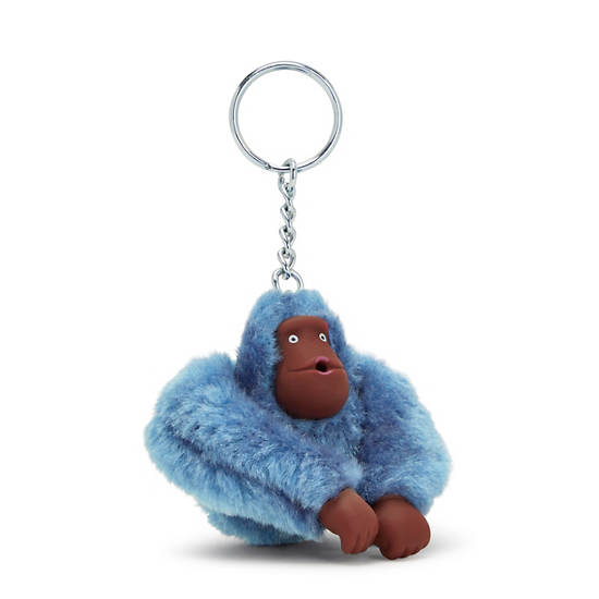 Kipling Sven Small Monkey Keychain Accessories Blue Buzz | CA 2012FD